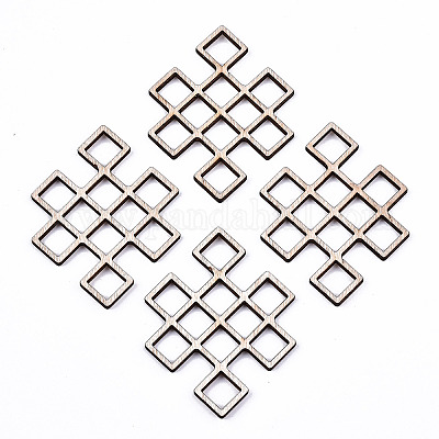 Необработанный натуральный тополь дерево филигрань столярные звенья&nbsp;LS-WOOD-S045-126-1