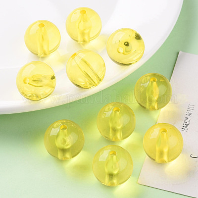 Прозрачные акриловые бусины&nbsp;MACR-S370-A20mm-717-1