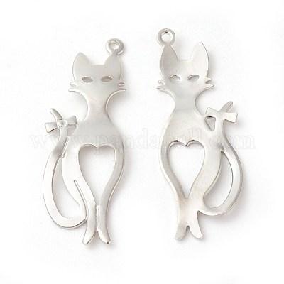 Кулоны для котят из латуни&nbsp;KK-F772-16P-1