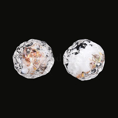 Handmade стеклянные бусины фольги&nbsp;FOIL-N029-10H-1