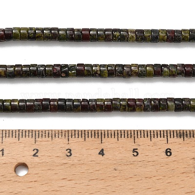 Бисер натуральный дракон крови пряди&nbsp;G-Z110-A30-2x4mm-1