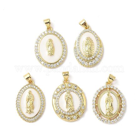 Латунные микро проложить кубического циркония подвески KK-L239-054G-1