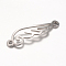 Non-Tarnish 201 Stainless Steel Links connectors, Wing, Stainless Steel Color, 32.5x10x1mm, Hole: 1.5mm