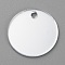 Acrylic Pendants, Flat Round, 27.5x1.8mm, Hole: 2.8mm