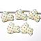 10Pcs Resin Cabochons, Rabbit, Colorful, 31x34mm, 10pcs/set