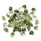 Transparent Acrylic Beads, Nuggets, Olive, 4.3~5.8x7.6~8.5x3.8~4.7mm, Hole: 1.6mm, about 4200pcs/500g