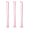 3Pcs Sponge Hair Curling Tool, Hair Rollers, Misty Rose, 27.5x2.25cm