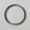 Plastic Bag Handles, Round Ring, Gray, 120x10mm, Inner Diameter: 100mm