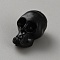 PVC Plastic Halloween Party Decoration, Skull, Black, Black, 21x12.5x13mm