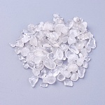 Природный кристалл кварца бусины, бусины из горного хрусталя, неразрушенное / без отверстия, чипсы, 4~15x3~6x1~5 мм, о 100 г / мешок