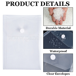 Прозрачные пластиковые конверты папки&nbsp;AJEW-WH20020-182