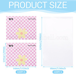 100 шт. прямоугольных полипропиленовых целлофановых пакетов&nbsp;CDIS-TA0001-34C