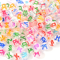 Прозрачные прозрачные акриловые бусины&nbsp;MACR-YW0001-23G