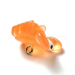 Подвески из прозрачной смолы морской серии&nbsp;RESI-E031-02P-08