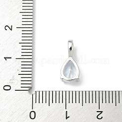 Латунные подвески с камнями по знаку зодиака.&nbsp;KK-D372-02G-04