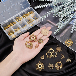 Тибетский стиль компоненты сплава люстра&nbsp;PALLOY-SC0002-92AG