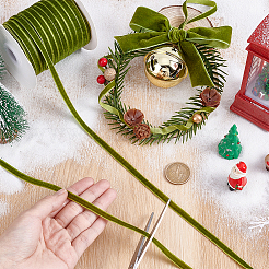 Бархатная лента&nbsp;OCOR-WH0078-322C