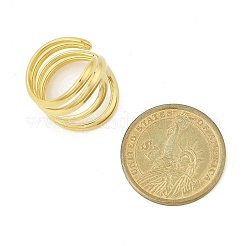 Многослойные манжеты из нержавеющей стали 304 для женщин&nbsp;LS-RJEW-G338-16G