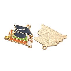 Подвески из сплава с эмалью выпускного сезона&nbsp;ENAM-V002-01G-KCG