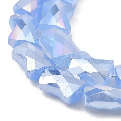 Нити стеклянных бусин ab цветной пластины&nbsp;EGLA-P051-06A-C03