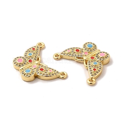 Шармы из латуни с микро-паве из прозрачного кубического циркония&nbsp;KK-A180-16G