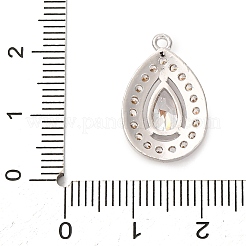 Латунные микро проложить кубического циркония подвески&nbsp;KK-F895-11P