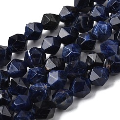 Нити из натуральных бусин содалита&nbsp;G-Z119-A35-02