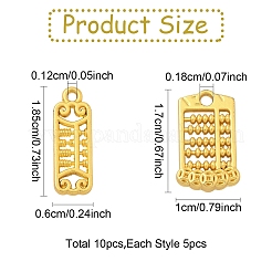 Подвески из сплава с покрытием в стойку&nbsp;FIND-YW0010-46