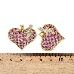 Латунные микро проложить кубического циркония подвески&nbsp;KK-S526-31G