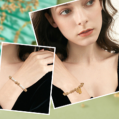 240 шт. 4 вида долговечных латунных бусин с покрытием&nbsp;KK-AR0002-32