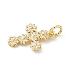 Латунь эмаль подвески&nbsp;KK-A273-02G-02