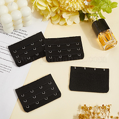 Полиэстер 3 ряд x 4 крючка нижнее белье удлинители бюстгальтера&nbsp;DIY-WH20048-007E