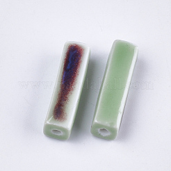 Фарфоровые бусины ручной работы&nbsp;PORC-S498-28A