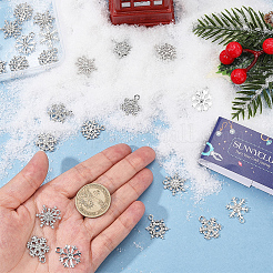 36шт 6 стиля подвески из сплава со стразами&nbsp;FIND-SC0020-05