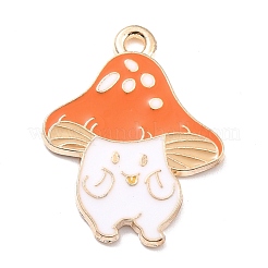 Подвески из сплава с эмалью на осеннюю тему&nbsp;ENAM-E361-03LG