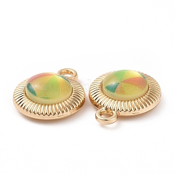 Подвески из непрозрачной смолы с принтом&nbsp;LS-FIND-E020-07G-06