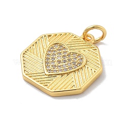 Латунные микро проложить кубического циркония подвески&nbsp;KK-M305-10G