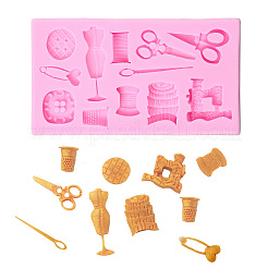 2 шт. силиконовые Молды для шоколада с тематикой шитья для самостоятельного приготовления выпечки&nbsp;ST-CJ0007-56