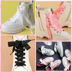 6 пара двухцветных шнурков из полиэстера&nbsp;AJEW-SP0003-92A