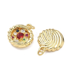 Латунные микро проложить кубического циркония подвески&nbsp;KK-F930-24A-G