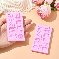 2 шт. силиконовые Молды для шоколада с тематикой шитья для самостоятельного приготовления выпечки&nbsp;ST-CJ0007-56