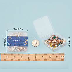 24шт 4 стиля подвески из цинкового сплава с эмалью&nbsp;ENAM-SC0002-52