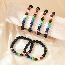 Чакра ювелирные изделия йога&nbsp;X-BJEW-K142-A