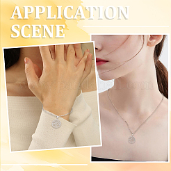 1 шт. 925 подвески из стерлингового серебра с родиевым покрытием&nbsp;STER-BBC0008-33