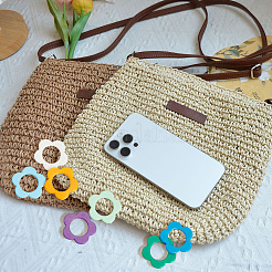 64шт 8-х цветный пластиковый инструмент для вязания&nbsp;DIY-CP0012-74B