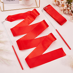 Танцевальные ленты из поликоттона с железной палочкой&nbsp;AJEW-WH20010-28