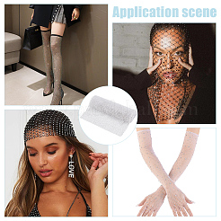 Обрезка хрусталя из пластиковой сетки&nbsp;DIY-WH0308-118A