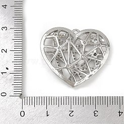 Латунные микро проложить кубического циркония подвески&nbsp;KK-M322-41P