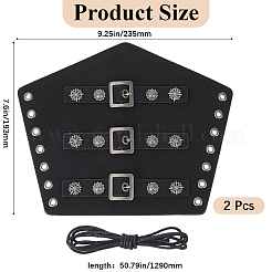 Браслеты из искусственной кожи&nbsp;AJEW-WH20033-034C
