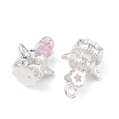 Подвески в виде звезд из кубического циркония с инкрустацией из латуни&nbsp;KK-C155-17S-02